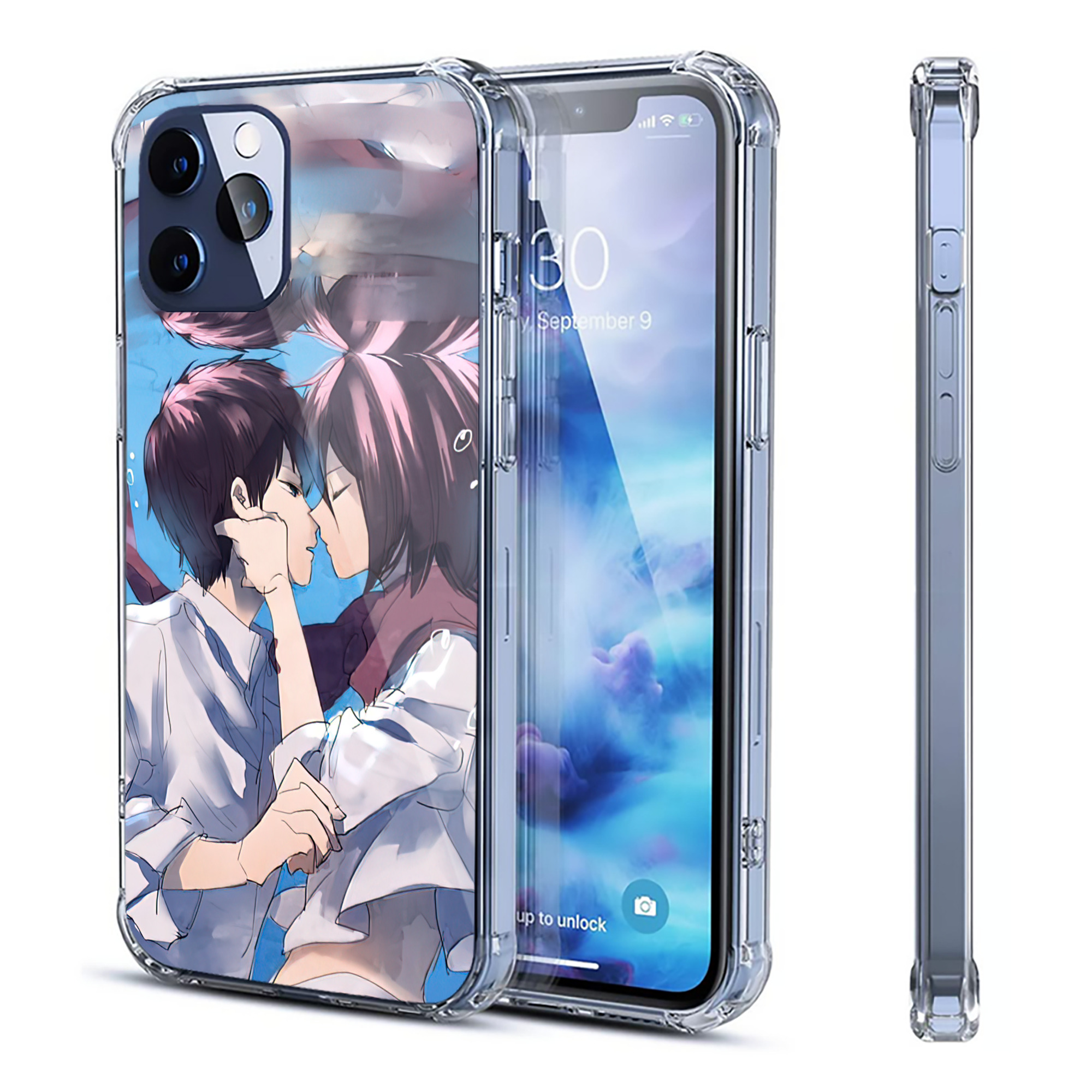 （画像用） 進撃の巨人 Attack on Titan 【iPhone 12シリーズ対応】透明スマホケース（クリアソフトケース）